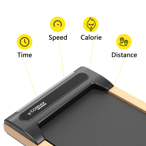 Беговая дорожка  Cornix Diana Walking Pad Oak Wood - фото №7